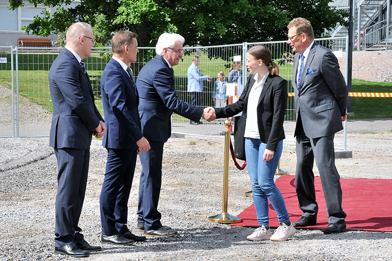 Kättelytilanne.